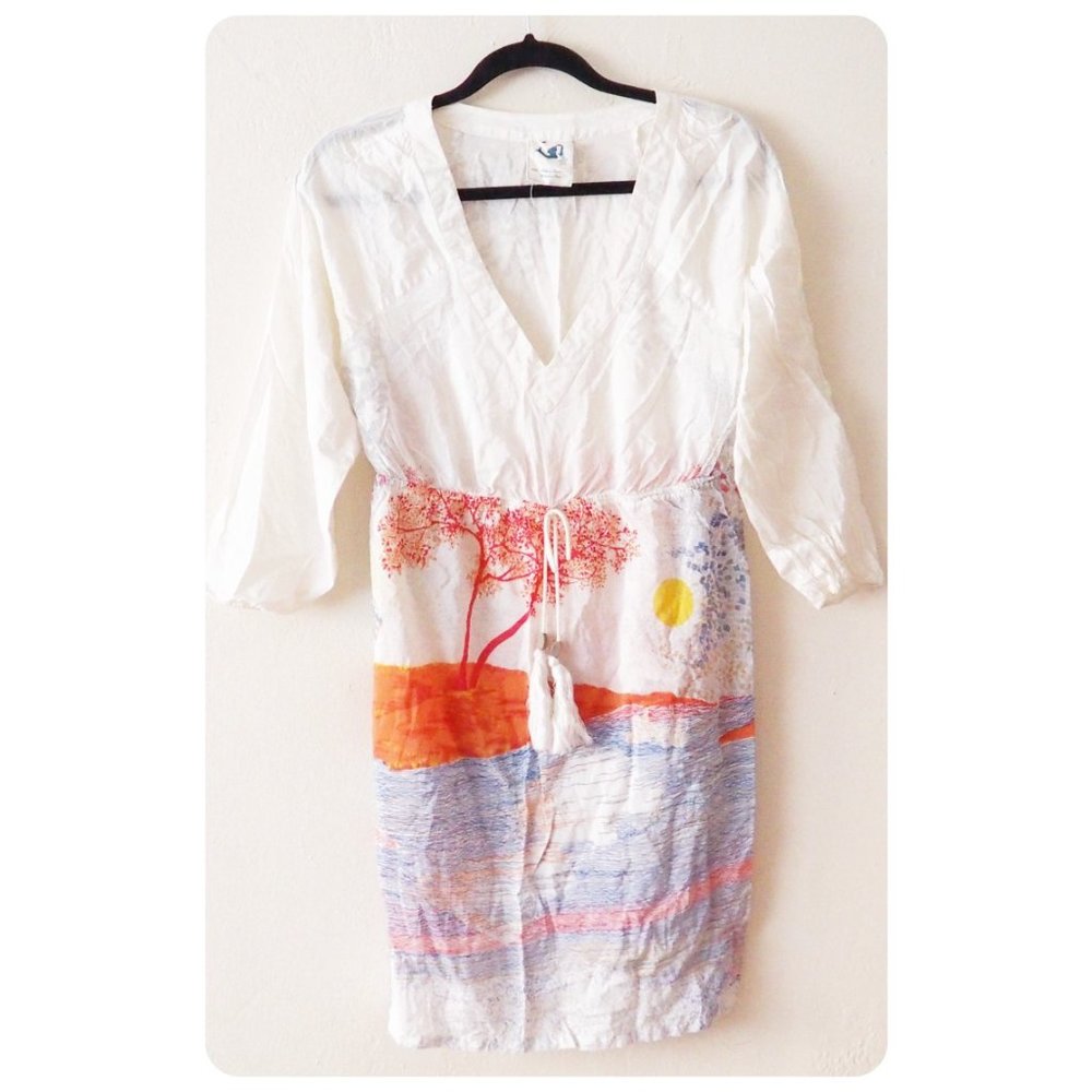 Anthropologie Mermaid Brand Cover-up Lightweight Dress sz M